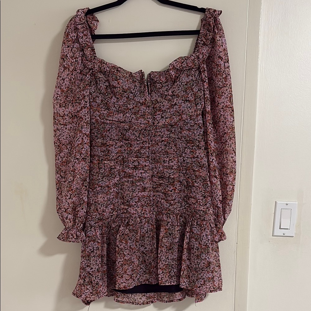 Floral Long Sleeve Dress